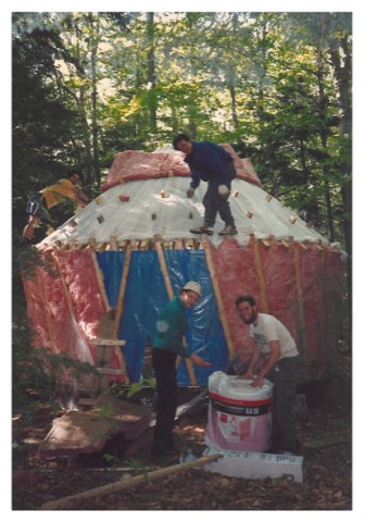Yurt construction, photo 13